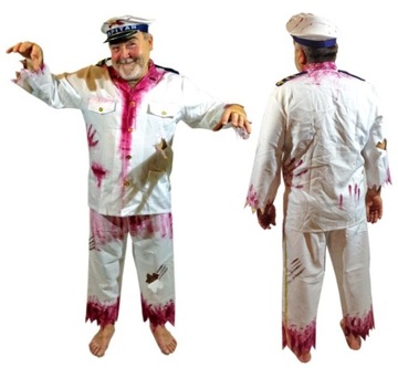 Strój Kostium Kapitan Marynarz ZOMBIE Top Gun L/XL