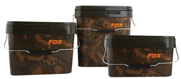 Wiadro Camo Square Buckets 17 Litrów Fox