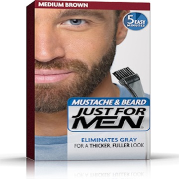 Just For Men For Beard M-40 средний темно-коричневый