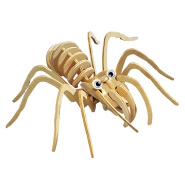 PUZZLE DREWNIANE 3D PRZESTRZENNE PAJĄK TARANTULA D