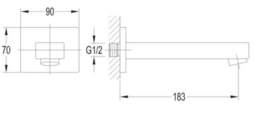 фото ориг. №11, Ecostat e shower mixer thermostatic element external 155 x 155 m