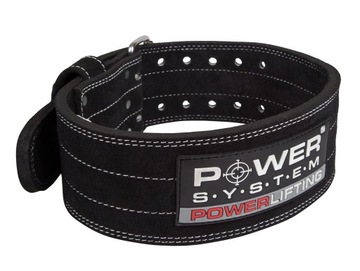 POWER SYSTEM Pas do trójboju siłowego POWERLIFTING BELT - rozm. L