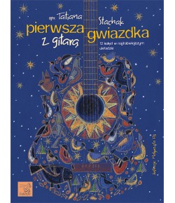 Pierwsza gwiazdka z gitarą kolędy nuty nauka muzyk