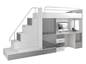 фото ориг. №3, Bunk bed raj 5 with a table complete with a table 2 mattresses - free of charge seat