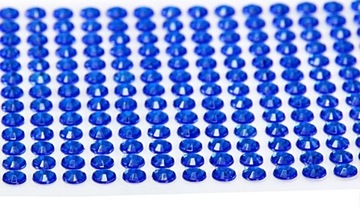 Dżety diamenty cyrkonie samoprzylepne 3mm/806 9kol