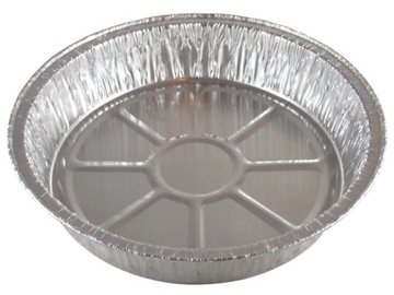 FOREMKI ALUMINIOWE okrągłe 1350ml C-34 tarta 10szt