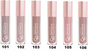 МЯГКАЯ МАТОВАЯ КРЕМОВАЯ ПОМАДА ДЛЯ ГУБ GOLDEN ROSE 101