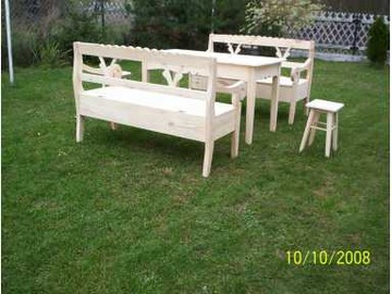 Сельская скамья, бар