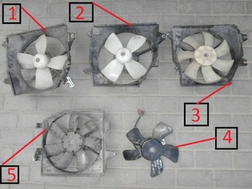 MAZDA 323F BJ PREMACY 98-03 VENTILÁTOR CHLADIČŮ