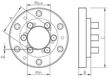 ВОДИТЕЛЬНЫЙ ДИСК 315 мм, модель FLS-315/D8 CAMLOCK