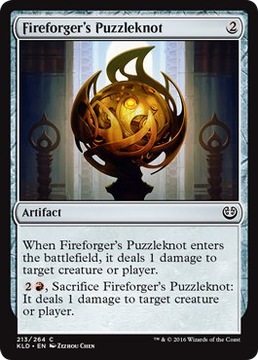 MTG 4x Fireforger's Puzzleknot