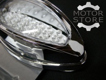 LAMPA TYŁ LED UCHWYT TABLICY HONDA YAMAHA SUZUKI