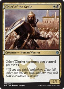 MTG 4x Chief of the Scale (Uncommon)