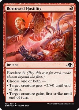 MTG 4x Borrowed Hostility