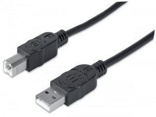 Kabel drukarkowy USB 2.0 A-B 5m Manhattan Szczecin