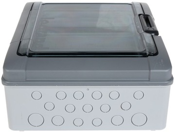 RN65 ПЛАСТИКОВАЯ РАСПРЕДЕЛИТЕЛЬНАЯ ЩИТКА NT 24M 2X 12M N+PE IP65 432X340X161 ДЫМОВАЯ ДВЕРЬ