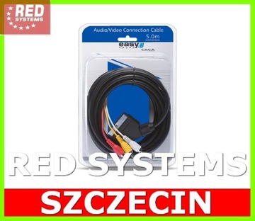 Кабель RED Smart Euro Scart для 3 подбородков, 5 м