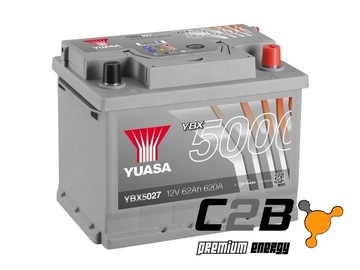 AKUMULATOR YUASA YBX5027 65Ah Skierniewice Pomiary