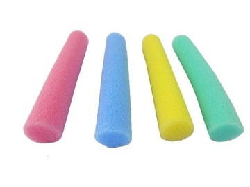 Papiloty wałki tradycyjne z gąbki do włosów loków fal 24 / 125 mm REED