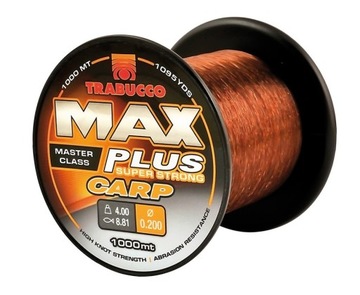 NOWOŚĆ TRABUCCO MAX PLUS CARP 0,22 - 1000 m STRONG