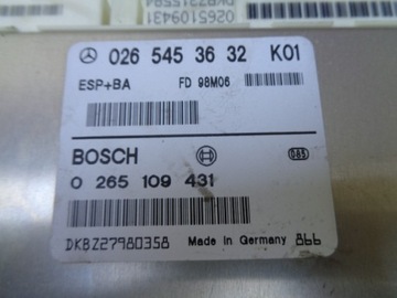 ! MERCEDES A-KLASSA W168 JEDNOTKA 1.4 BENZÍN
