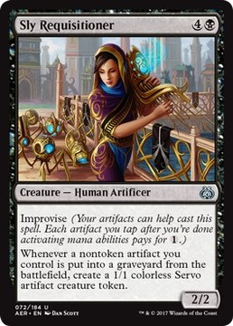 MTG 4x Sly Requisitioner (Uncommon)