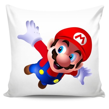 Super Mario Poszewka Jasiek 40x40 Prezent Gadżet
