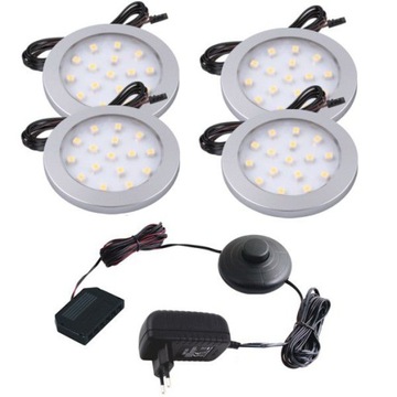 4 X Oprawa ZESTAW ORBIT LED12VDC+ZASILACZ Promocja