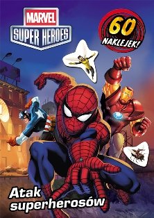 MARVEL SUPER HEROES. ATAK SUPERHEROSÓW NAKLEJKI