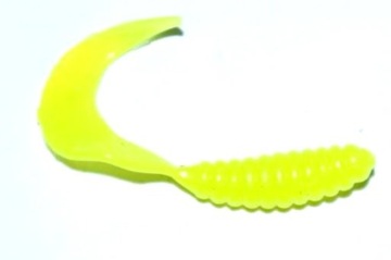 Manns TWISTER 40mm (2szt) Żółty fluo