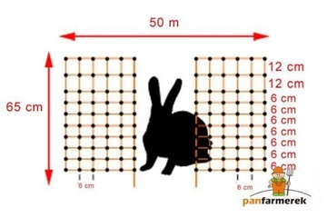 ЭЛЕКТРИЧЕСКАЯ СЕТКА ДЛЯ ЭЛЕКТРИЧЕСКОГО ЗАБОРА ОВЧАРКИ 65см х 50м
