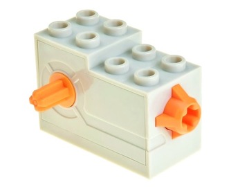 LEGO Silnik sprężynowy 61100c01 6030500 szary jasny
