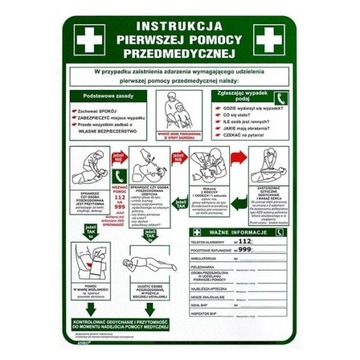 Instrukcja BHP pierwszej pomocy przedmedycznej