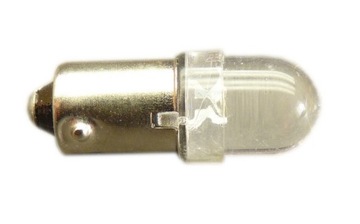 żarówka led clear Ba9s T4W 12v CZERWONA MOCNA DL