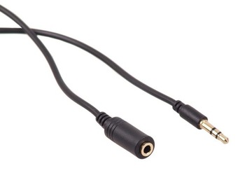 MCTV-818 PRZEDŁUŻACZ MINI JACK 1m dł. KABEL AUX GL