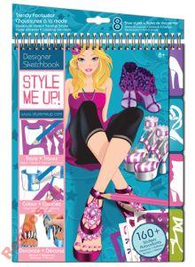 Szkicownik kolorowanka MODNE BUTY Style Me Up shoe