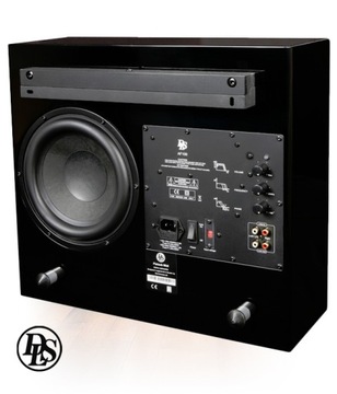 НАСТЕННЫЙ САБВУФЕР DLS FLATSUB MIDI, ЧЕРНЫЙ