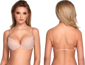 Vivisence Eve 1012 BIUSTONOSZ PUSH UP UNOSI ZBIERA SILIKONOWY TYŁ 70E
