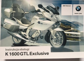 BMW K1600 GTL Exlusive polska instrukcja obsługi + książka serwisowa nowa