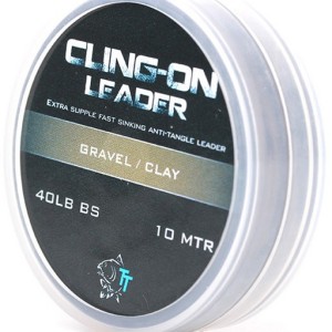 Nash Cling On Leader 45lbs/10m - Silt - T8460