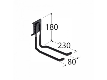 Крючок, гаражный держатель, вешалка, система Goliat SGH 11