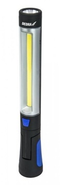 DEDRA L1023 Latarka Akum. COB LED 3W+3W + Zasilacz