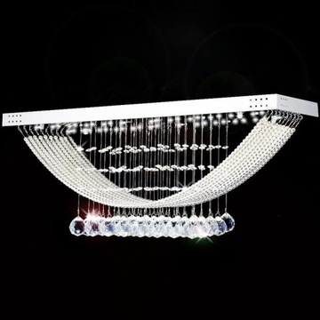 LAMPA SUFITOWA PLAFON KRYSZTAŁY LUSTRZANKA