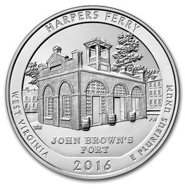 25 cent (2016) Parki USA - Harpers Ferry National Park - Mennica Denver