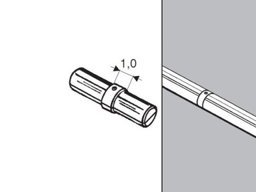 УДЛИНИТЕЛЬНЫЙ СОЕДИНИТЕЛЬ С ФЛАНЦЕМ ДЛЯ FI25 TRIS PIPE AC5045-0