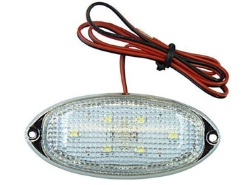 Lampa LED 6 SMD obrys TIR KABINA PRZYCZEPA 12V 24V