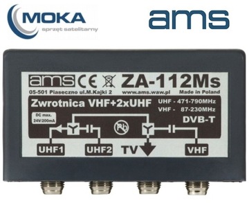 ZA-112Ms FM/VHF 2xUHF DAB MUX8 антенный диплексер