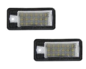 DIODOVÉ LAMPY SPZ AUDI A1 A3 A6 A7 Q7 S4