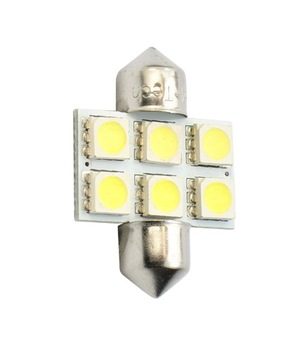 Dioda LED C5W 6xSMD 5050 31mm Blister - 2 sztuki