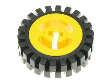 LEgo Koło na ośkę 3482c01 348224 żółte